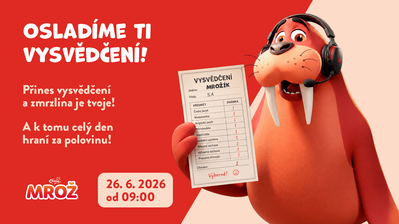 Vysvědčení ve Vodafone PLAYzone Areně